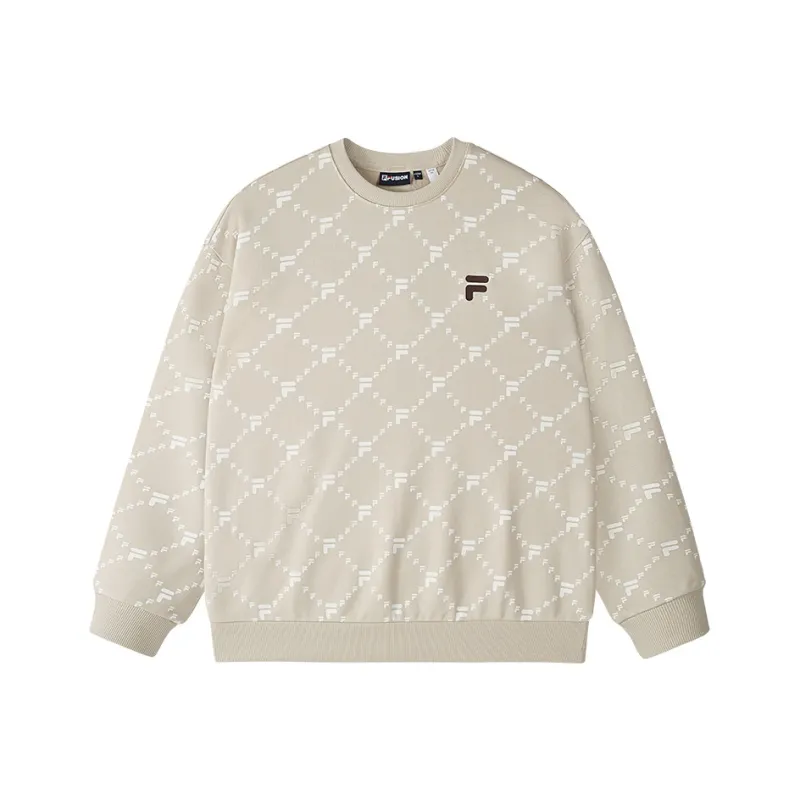 FILA FUSION Sweatshirts Unisex Skin Gray-0