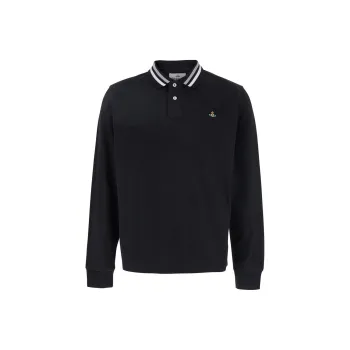 Vivienne Westwood Logo Embroidered Polo Shirt