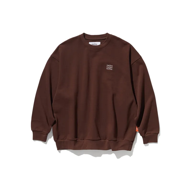 Nautica White Sail Sweatshirts Unisex-2