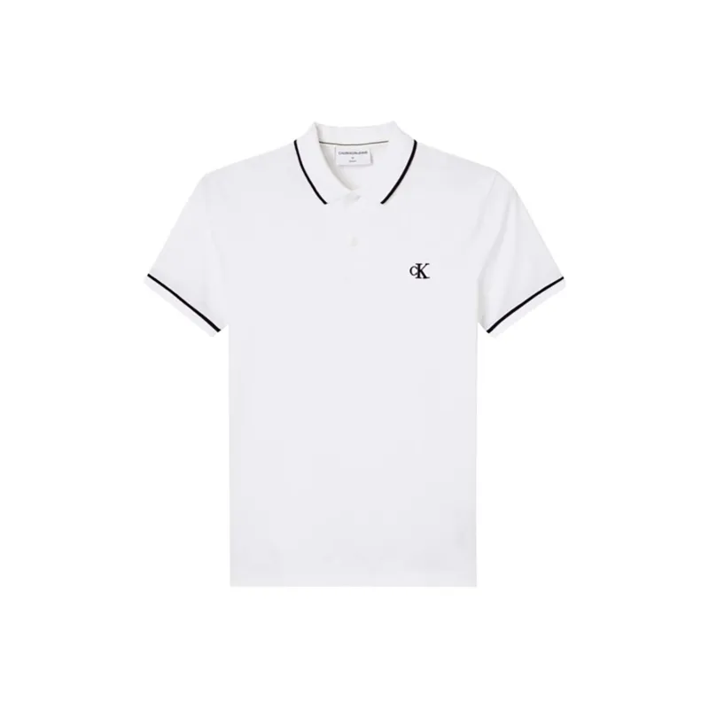 Calvin Klein Polo Shirts Men White-0
