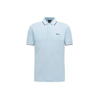 HUGO BOSS SS23 Polo Shirt Men's Light Blue