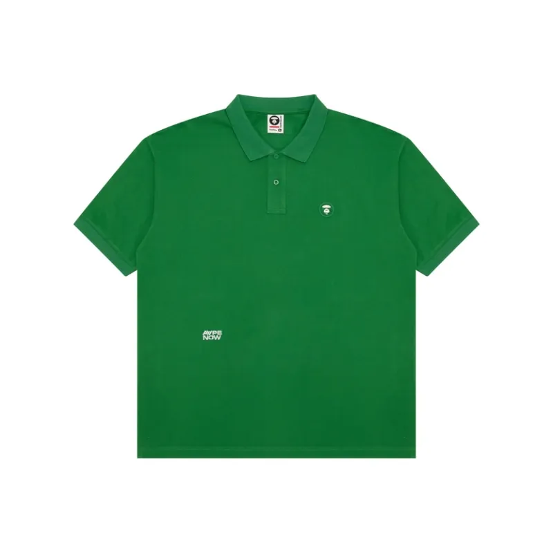 Aape By *A Bathing APE® Cotton Polo Shirt-6