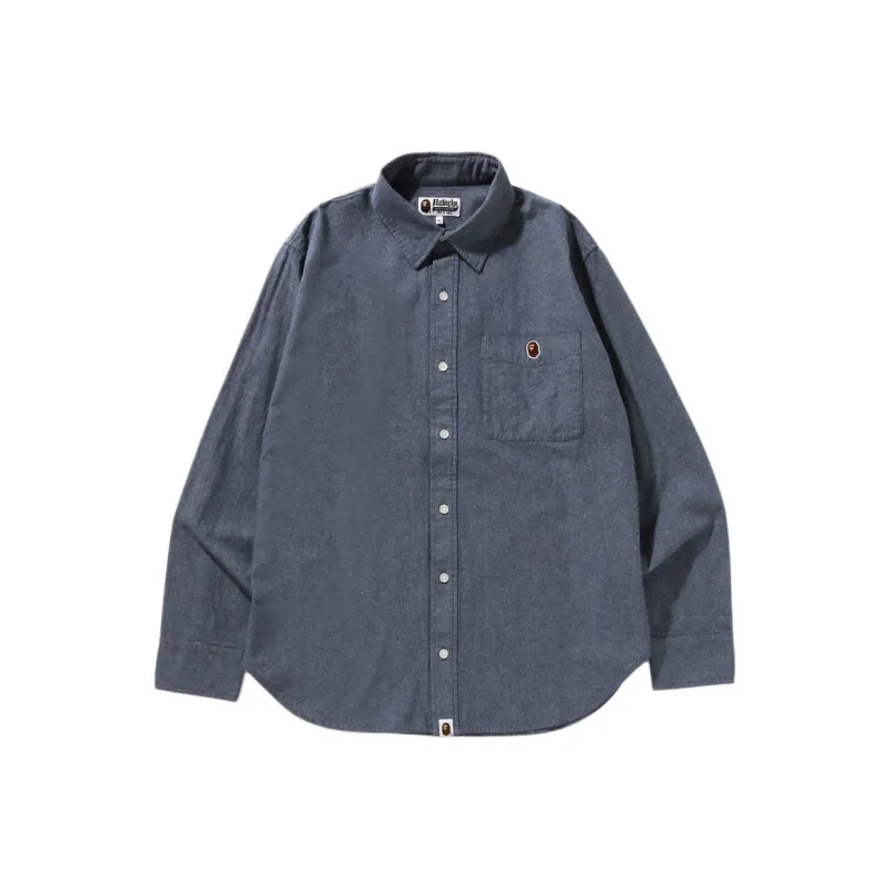 Bape One Point Chambray Shirt-2