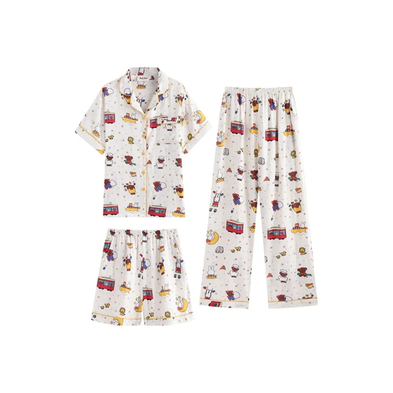 Wabi Town Pajama Set Women's Image Color-0