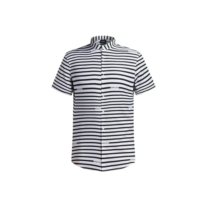 ARMANI JEANS SS23 Polo Shirt Men's White-0