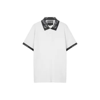 VERSACE Barocco print Polo Shirt