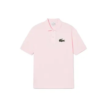 LACOSTE Polo Shirts Unisex Pink