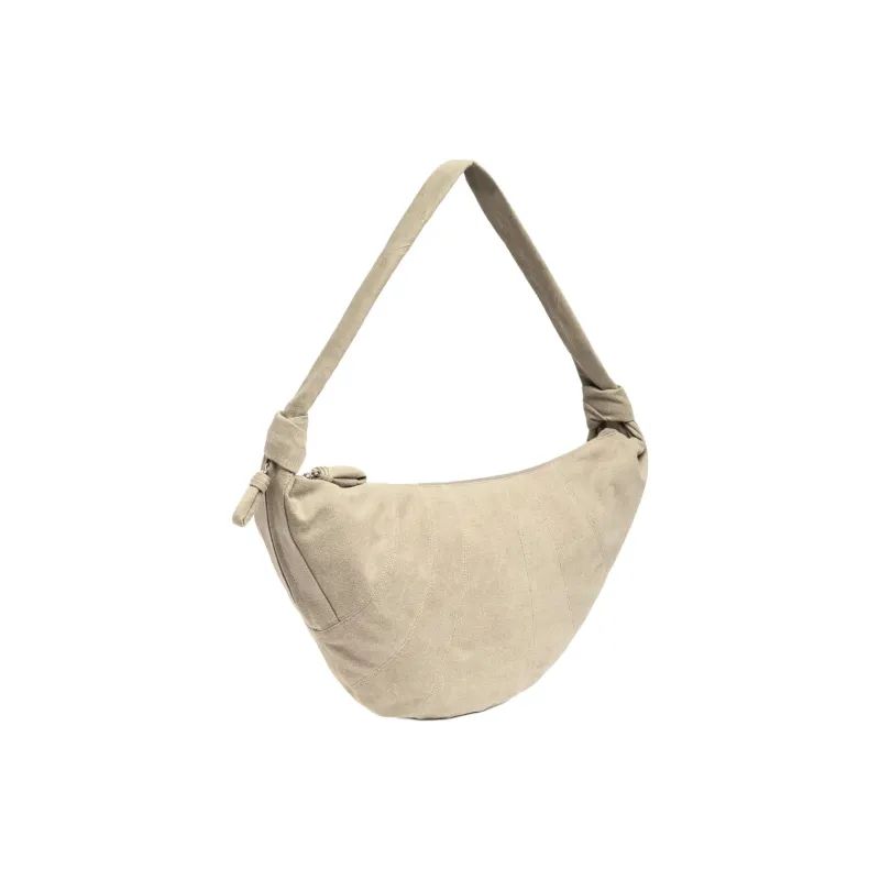 Lemaire Fabric Croissant Bag Shoulder Bag Large Size Women's Beige-1