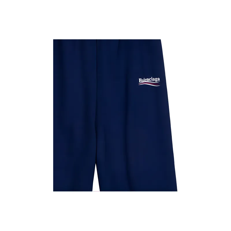 Balenciaga Casual Pants Men's Blue-4
