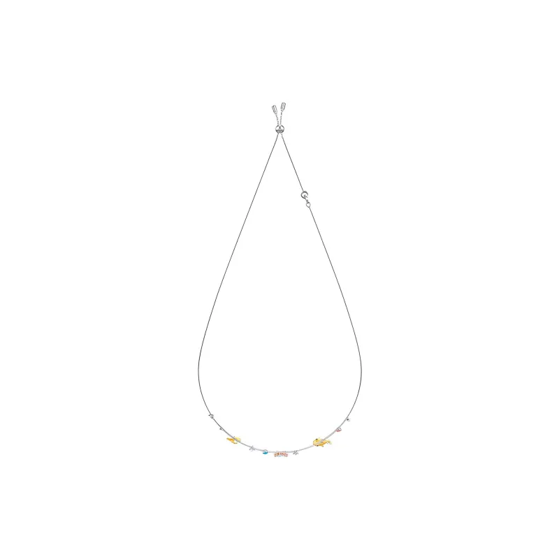 Swarovski Ocean Alloy Necklaces Women's Silver-2