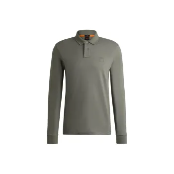 HUGO BOSS FW24 Polo Shirt Men's Gray Green