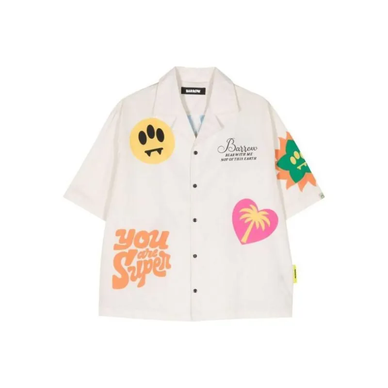 Barrow Shirts Men White-0