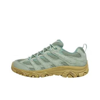 MERRELL MOAB 3 Slip Resistant, Abrasion Resistant, Breathable Low Top Hiking Shoes Men's Gray Green