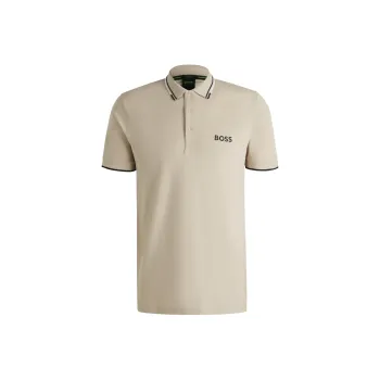 HUGO BOSS Polo Shirt Men's Light Beige