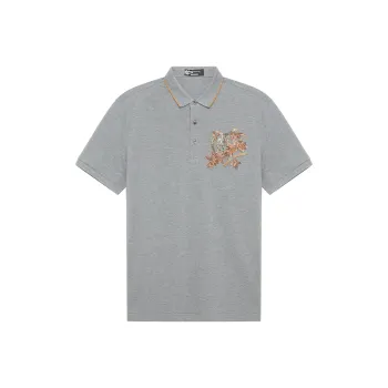 ANDREW MACKENZIE Polo Shirts Men Gray