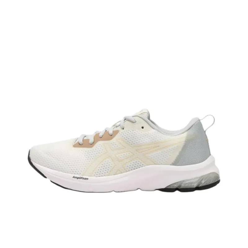 Asics Anti Slip Wear Resistant Low Top Casual Running Shoes Women's Ecru-0