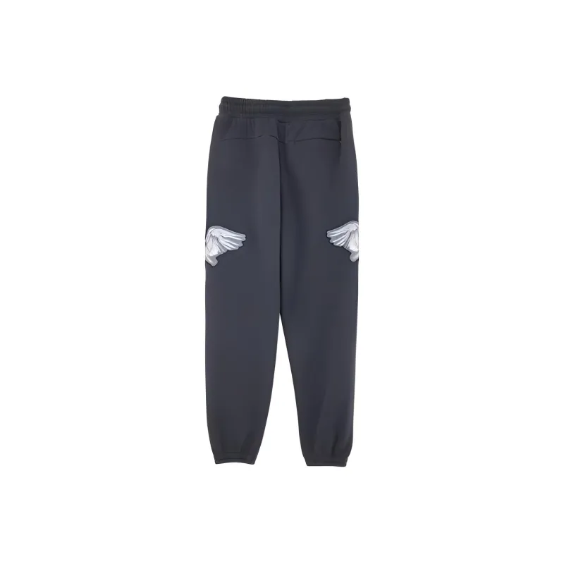 PUMA X Empty Mountain Base Co branded Model Knitted Sports Pants Unisex Black-1