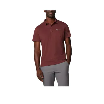 Columbia Thistletown Hills Polo Shirt Men's Dark Red