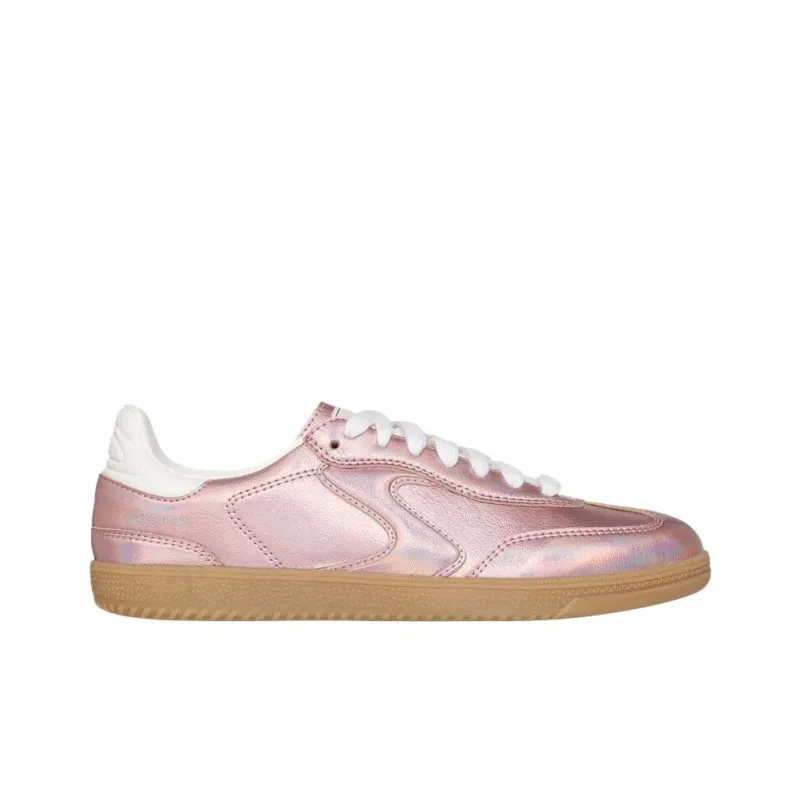 Skechers Slip Resistant Waterproof Low Top Skateboard Shoes Women's Pink-1