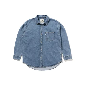 Levis Shirts Men Indigo