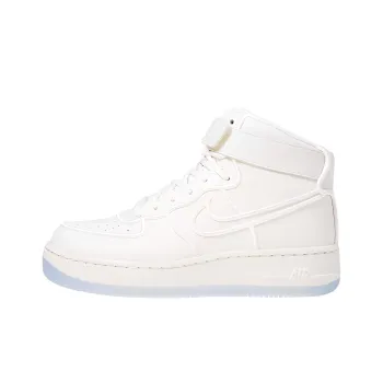 Nike Air Force 1 Cushioning, Wear Resistant High Top Vintage Basketball Shoes Unisex White