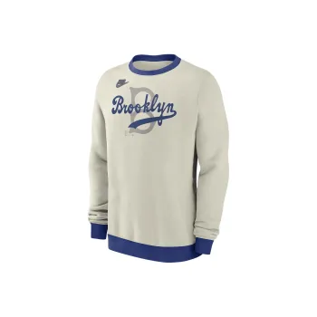 Nike x MLB Brooklyn Dodgers Cooperstown Sweatshirt Men's Cream