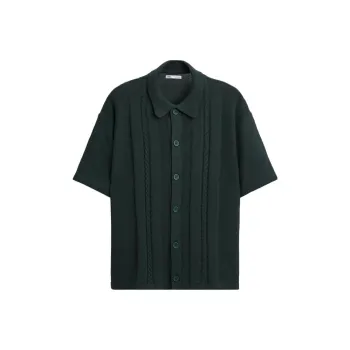 ZARA Polo Shirts Men Green