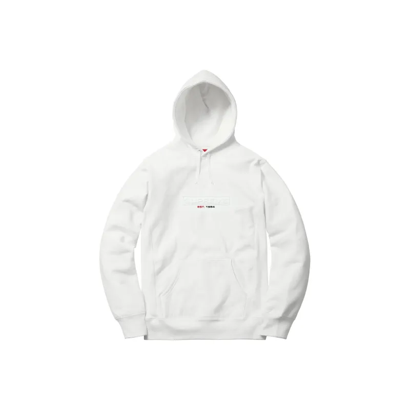 Supreme Embossed Logo Hooded Sweatshirt SS18-0
