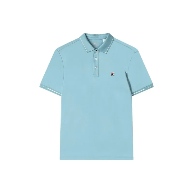 FILA Polo Shirts Men Forget-Me-Not Blue-0