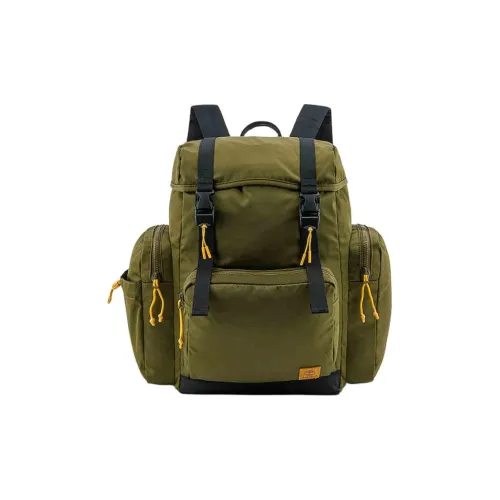 Timberland Nylon Backpack Unisex Dark Olive Green