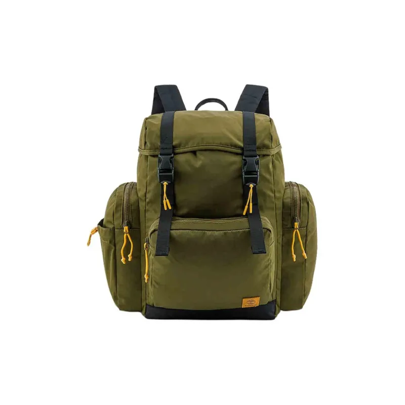 Timberland Nylon Backpack Unisex Dark Olive Green-0