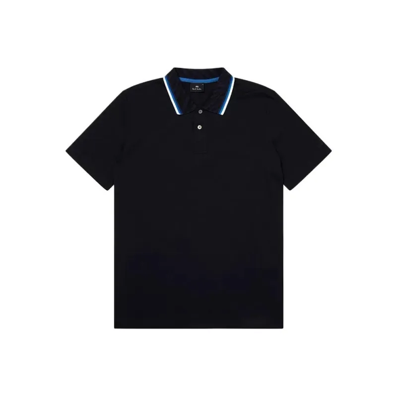 PS By Paul Smith Polo Shirts Men Dark Navy Blue-0