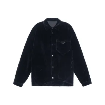 PRADA Triangle logo Cotton Shirt