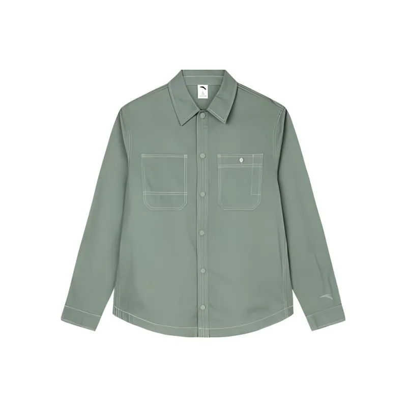 CHAOJIANTA Shirt Men's Tea Foam Green-0