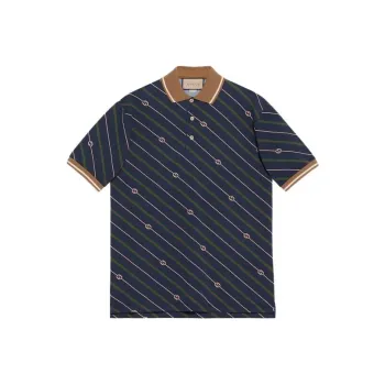 GUCCI SS23 Polo Shirt Men's Blue