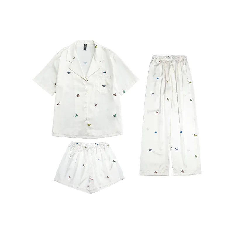 ALPLUME Pajama Set Women's Ivory White-0