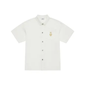 MLB Base Logo Shirts Unisex Cream
