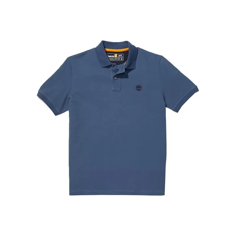 Timberland MILLERS RIVER PIQUE Polo Shirt Men's Dark Blue-0
