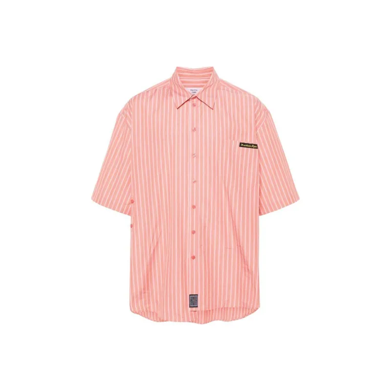 Martine Rose Striped Short Sleeved Shirt-0