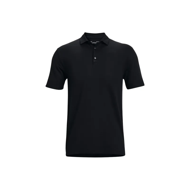 Under Armour Luxe Polo Shirts Men Black-0
