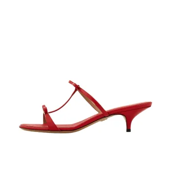 FERRAGAMO Slide Slippers Women's Red