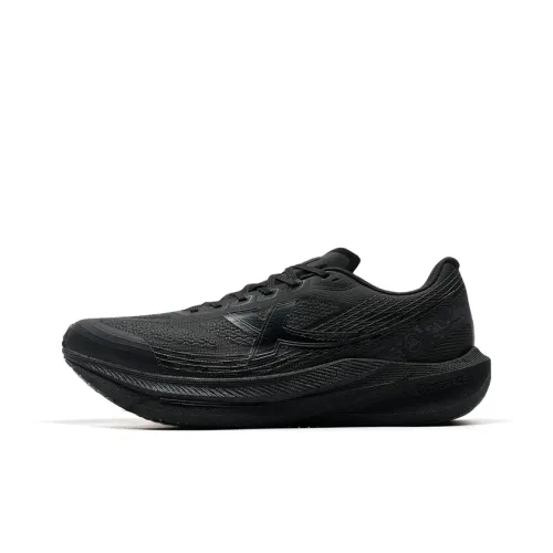 XTEP One Piece Molding 3rd Generation Physical Education Exam Edition Running Shoes Men Low Top Black