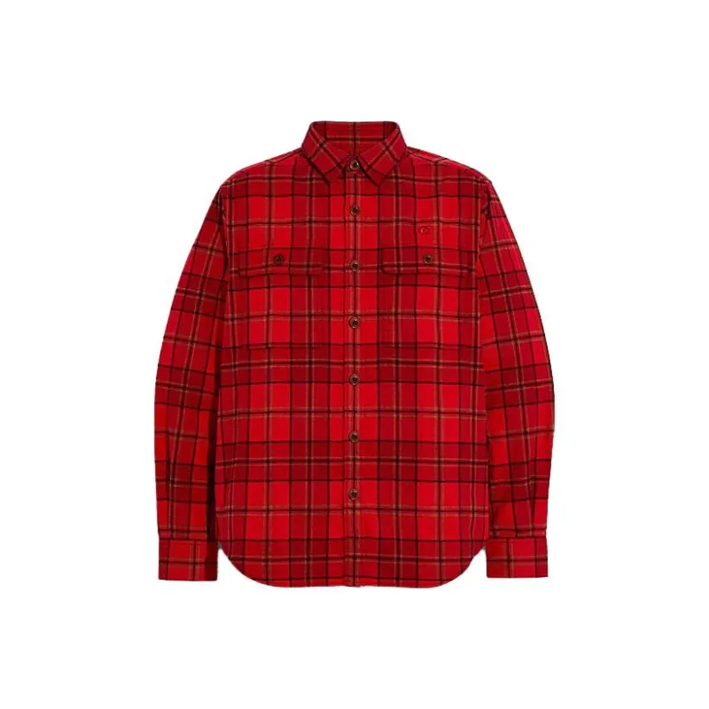 COACH Shirts Men Red-0