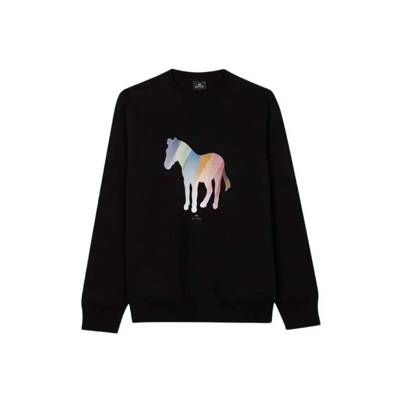 Paul Smith Zebra Print Crewneck Sweatshirt-0