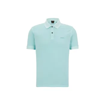HUGO BOSS SS23 Polo Shirt Men's Blue Green