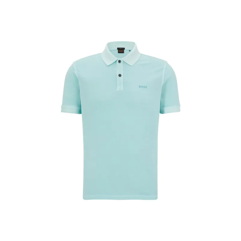 HUGO BOSS SS23 Polo Shirt Men's Blue Green-0