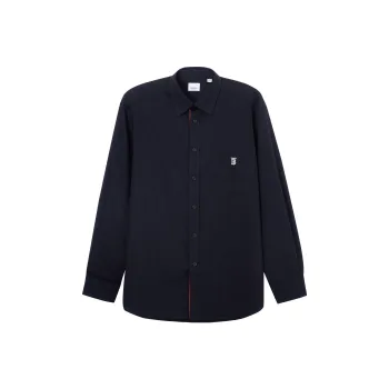 Burberry Shirt Spring And Summer Men's Black