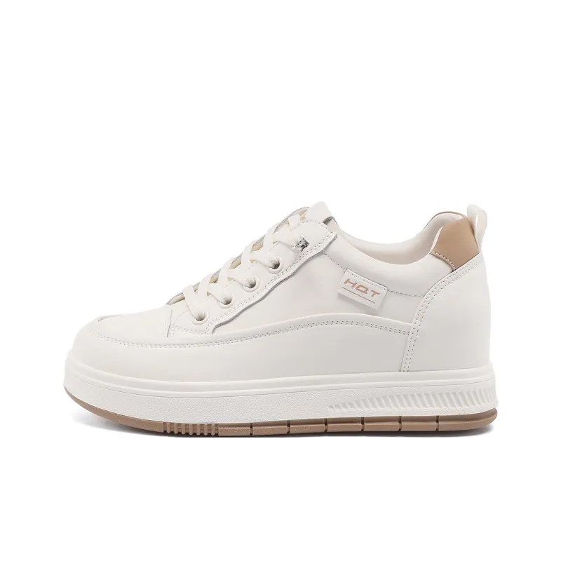 RED DRAGONFLY White Sneakers For Women's Abrasion Resistant Low Top Casual Shoes Women's-6