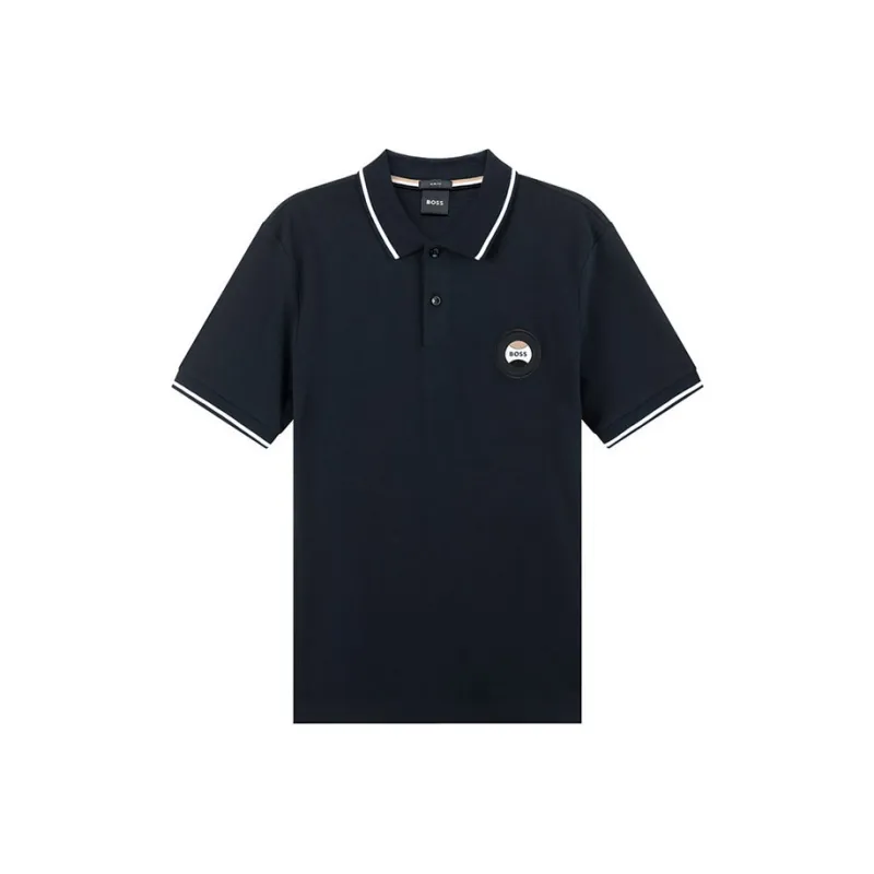 HUGO BOSS Polo Shirts Men Dark Blue-0