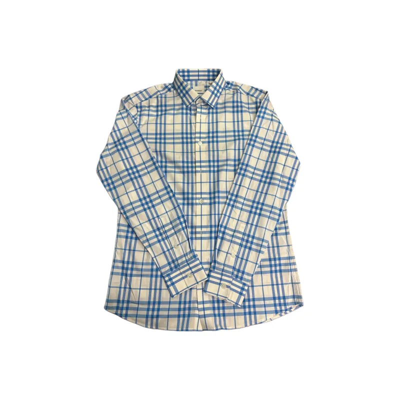 Burberry Shirts Men Blue-0